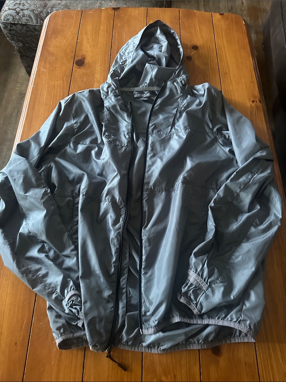 Kyodan Hooded Windbreaker Jacket - Gray